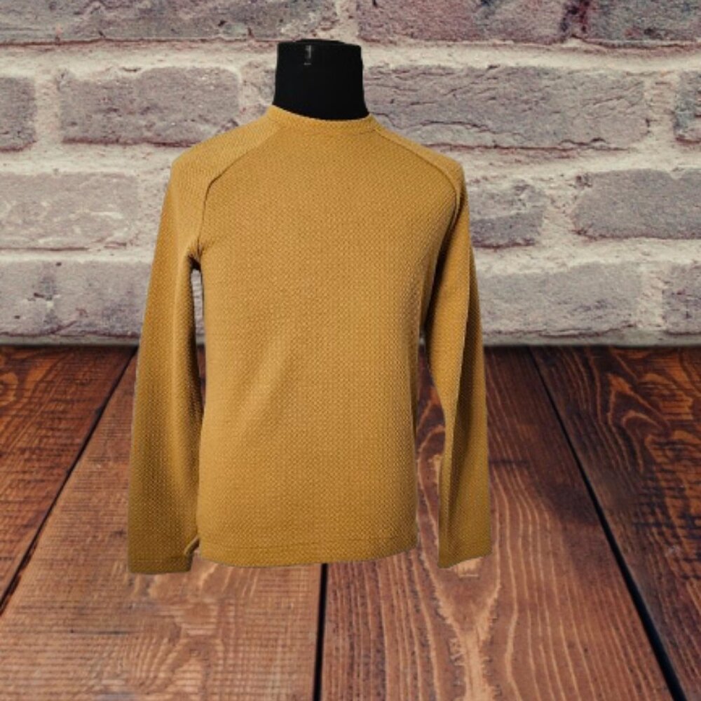 FLX URBAN/COMMUTER STRETCH MEN'S SOFT LONG SLEEVE PULLOVER CREW NECK PULLOVER- S